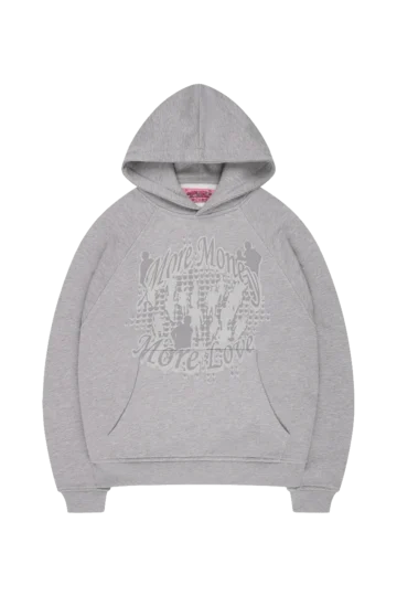 Dawn Dusk Hoodie Grau Melange