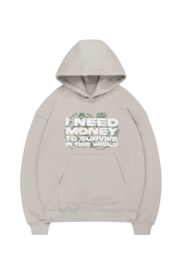 Get Rich Kapuzenpullover Grau