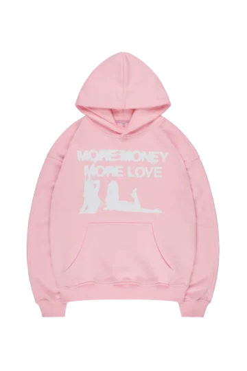 More Money More Love Wet Dream Pink Hoodie