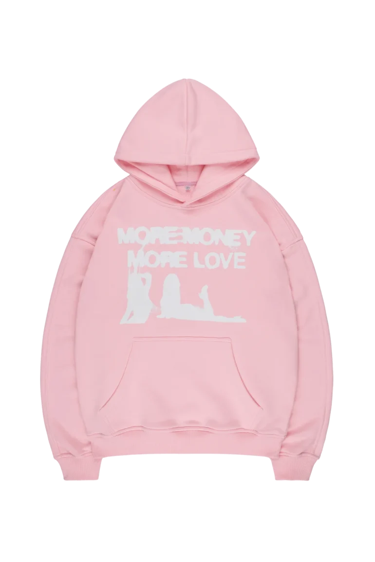 More Money More Love Wet Dream Pink Hoodie