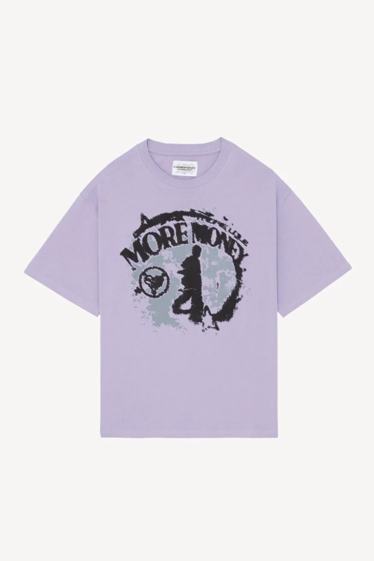 More Money Shadow Walk T-Shirt Lila verwaschen