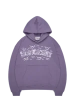 More Money Kapuzenpullover Reversi-Grafik Mulled Grape Purple