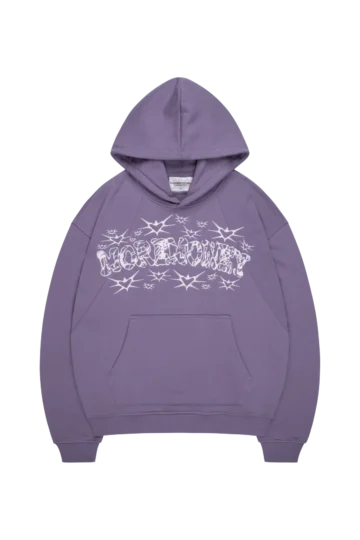 More Money Kapuzenpullover Reversi-Grafik Mulled Grape Purple