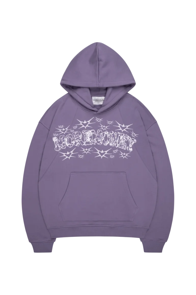 More Money Kapuzenpullover Reversi-Grafik Mulled Grape Purple